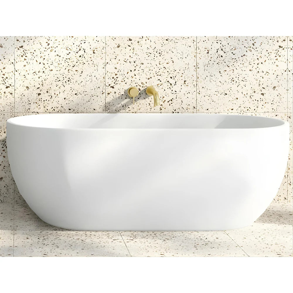 Valentina 1500 Oval Freestanding Bath - Gloss White