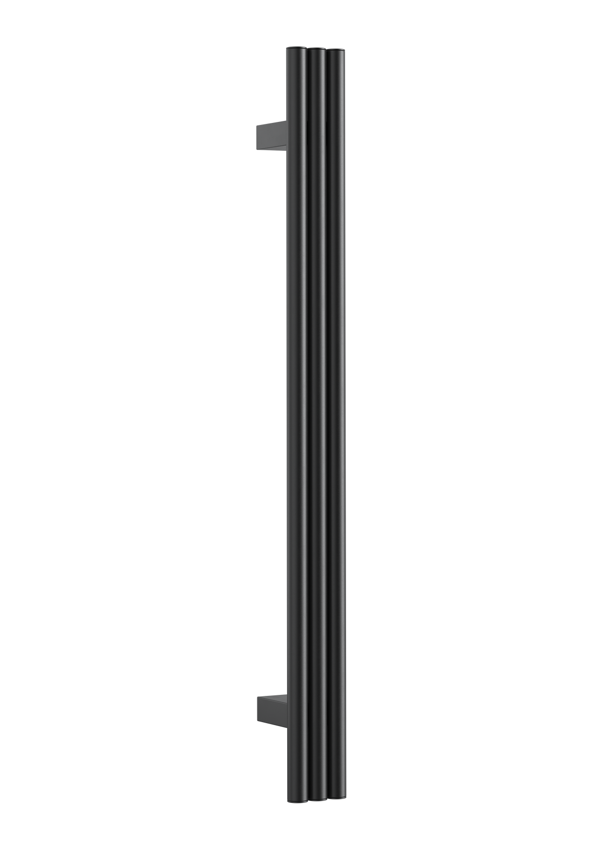 Thermorail Round/Triple Tube 12Volt Vertical Bar 900x75x100mm 39Watts - Matt Black