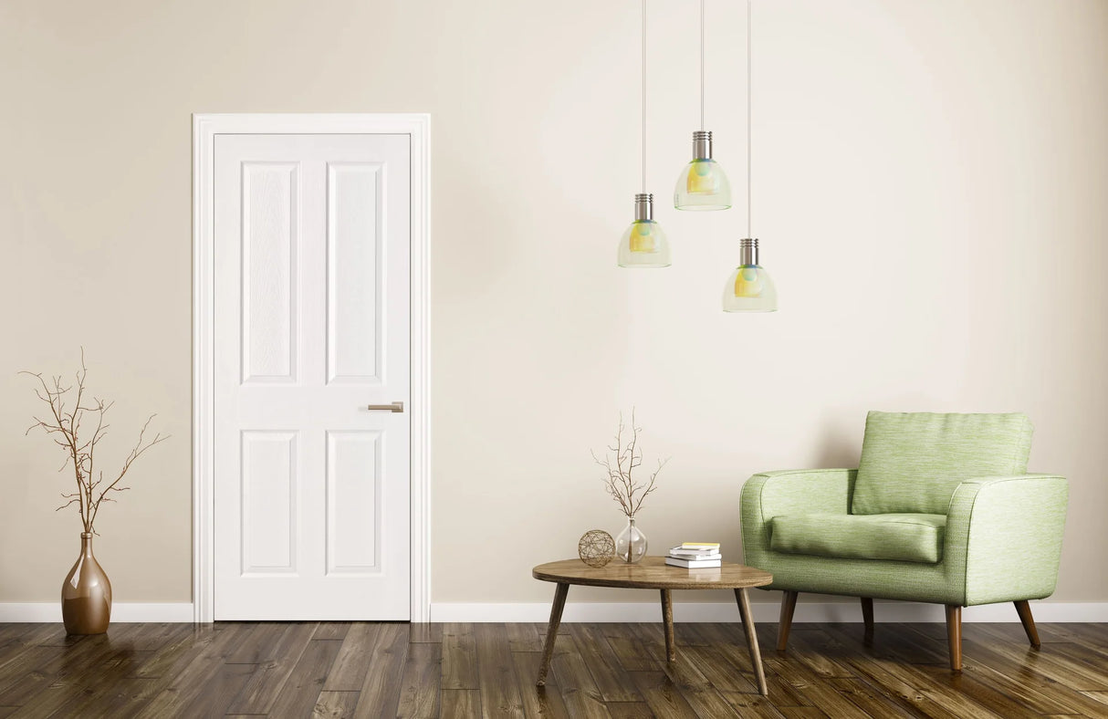 OAK Moulded Panel Woodgrain Hollowcore Door