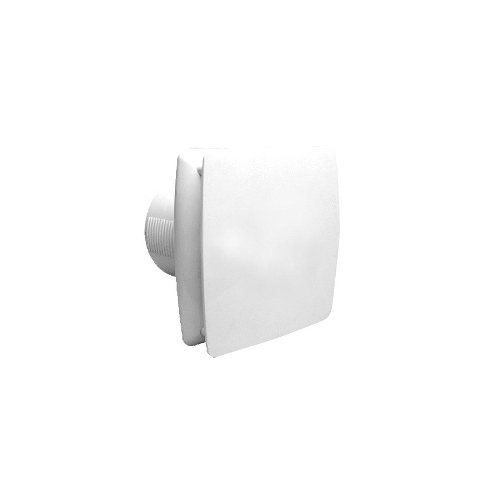 UNIVERSAL 150 - 150mm Modern Wall/Ceiling Exhaust Fan with Back draft Shutter - White