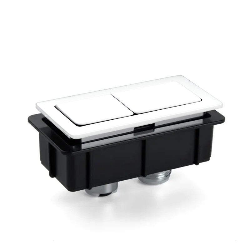 Zumi Back To Wall Toilet Suite Button - Gloss White