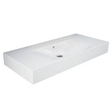 RAK Des 101 Wall Basin, No Tap Hole