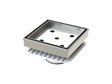 An image of 50mm Mega Square Tile Insert Polished Stainless Steel 