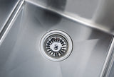 Double Rectangle Bowl Stainless Steel Kitchen Sink Round Waste PKSS-775DR
