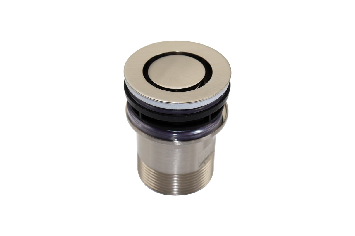 An image of Basin Pop Down Universal Plug and Waste 40mm connection Brushed Nickel