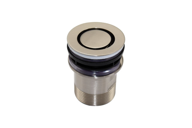 An image of Basin Pop Down Universal Plug and Waste 40mm connection Brushed Nickel