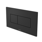 Caroma Invisi Series II Rectangle Dual Flush Plate & Buttons (Metal) Matte Black