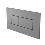 Caroma Invisi Series II Rectangle Dual Flush Plate & Buttons (Metal) Gunmetal