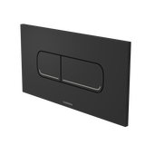 Caroma Invisi Series II Oval Dual Flush Plate & Buttons (Metal) Matte Black