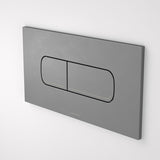Caroma Invisi Series II Oval Dual Flush Plate & Buttons (Metal) Gunmetal