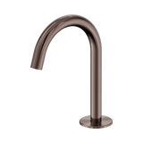 An image of Nero Tapware's Serenity Basin Arc Spout Brushed Bronze