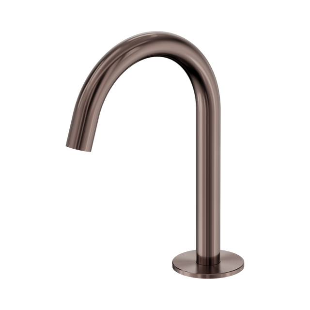 An image of Nero Tapware's Serenity Basin Arc Spout Brushed Bronze
