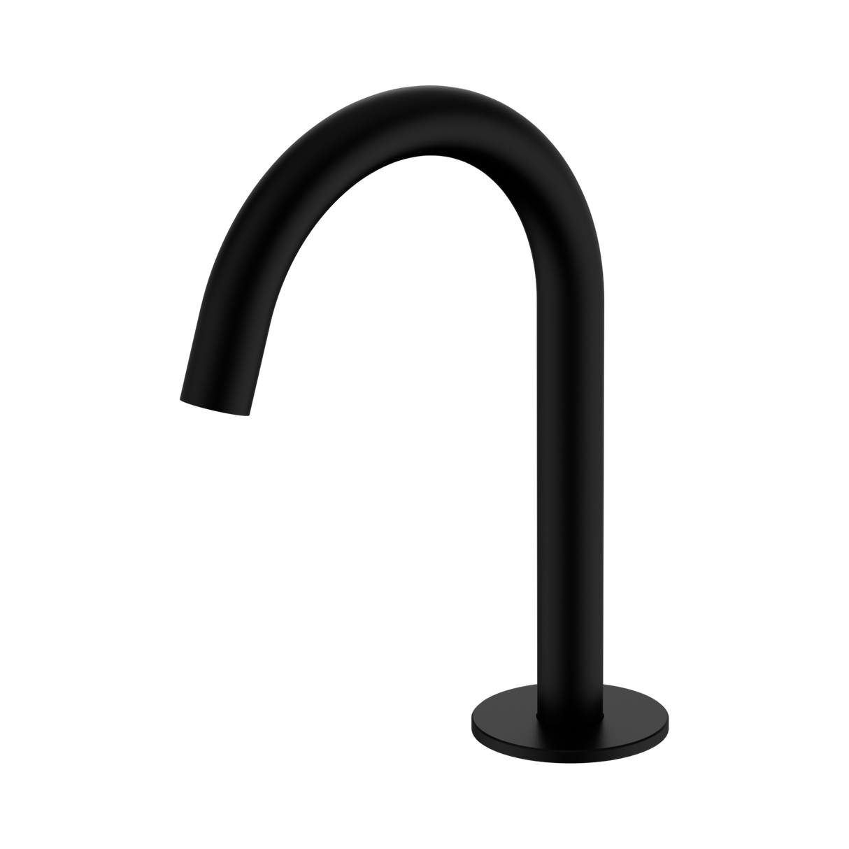 An image of Nero Tapware's Serenity Basin Arc Spout Matt Black