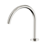 An image of Nero Tapware's Serenity Bath/Kitchen Arc Spout Brushed Nickel