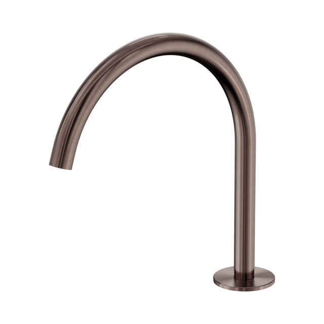 An image of Nero Tapware's Serenity Bath/Kitchen Arc Spout Brushed Bronze