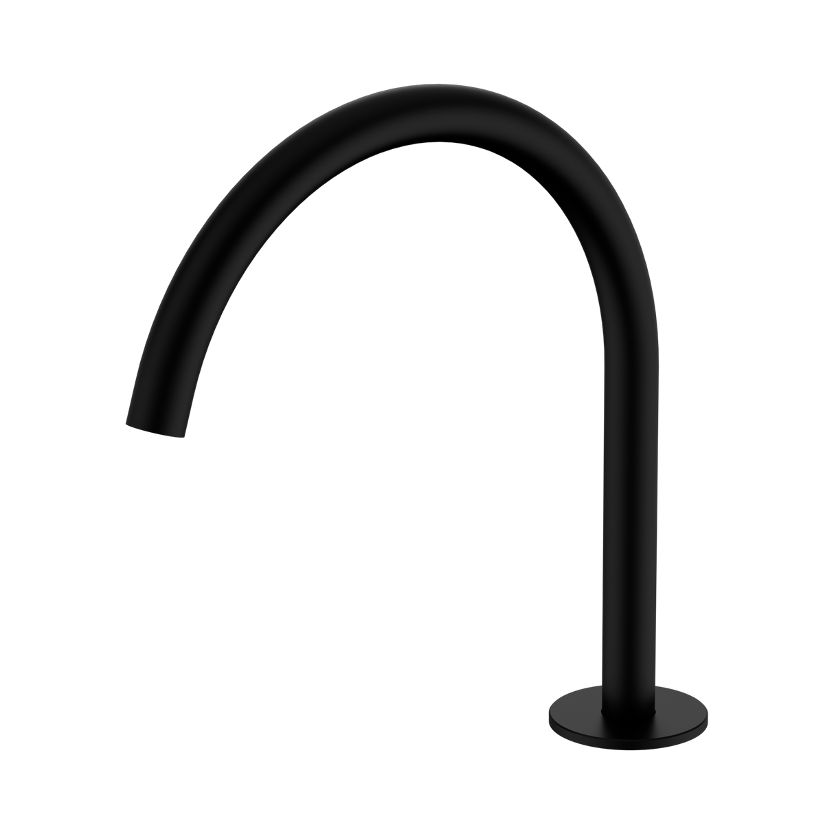 An image of Nero Tapware's Serenity Bath/Kitchen Arc Spout Matt Black