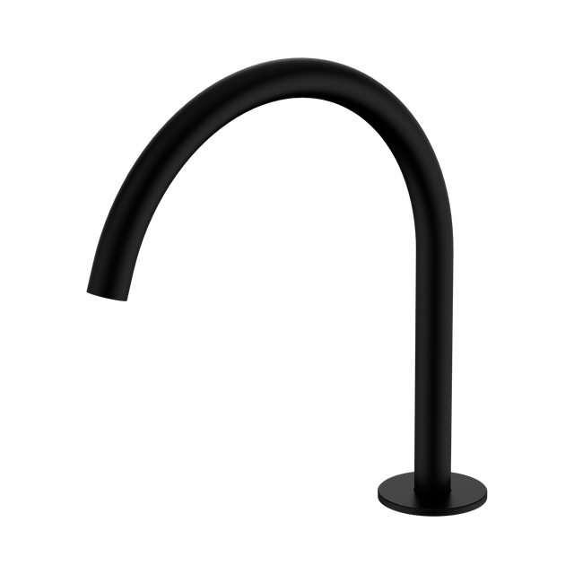 An image of Nero Tapware's Serenity Bath/Kitchen Arc Spout Matt Black