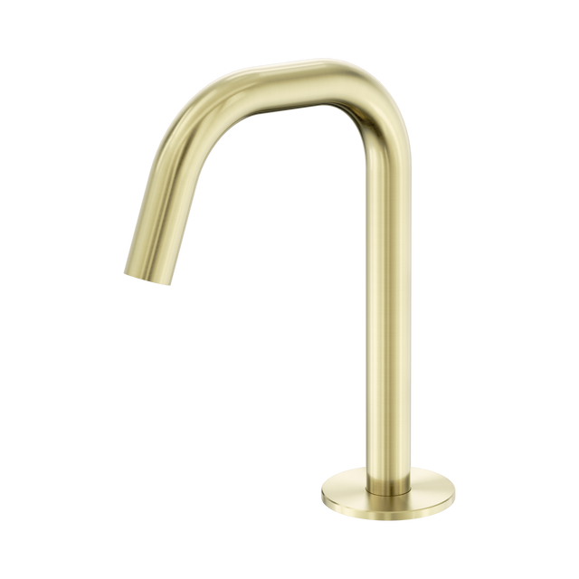 An image of Nero Tapware's Serenity Basin Edge Spout Brushed Gold