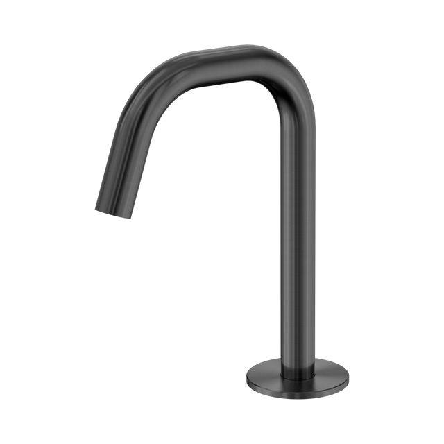 An image of Nero Tapware's Serenity Basin Edge Spout Gun Metal