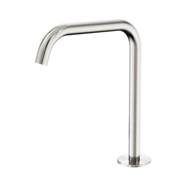 An image of Nero Tapware's Serenity Bath/Kitchen Edge Spout Brushed Nickel