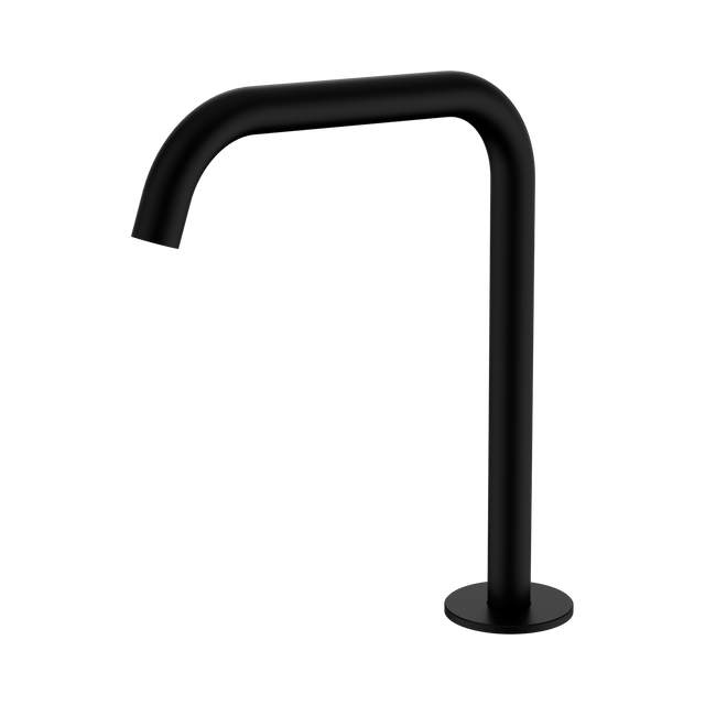 An image of Nero Tapware's Serenity Bath/Kitchen Edge Spout Matt Black