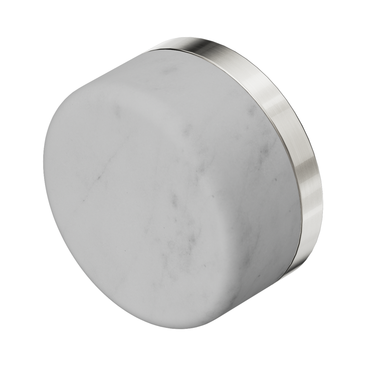 An image of Nero Tapware's Serenity Carrara Handle Brushed Nickel
