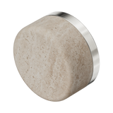 An image of Nero Tapware's Serenity Rome Travertine Handle Brushed Nickel
