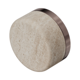 An image of Nero Tapware's Serenity Rome Travertine Handle Brushed Bronze