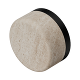 An image of Nero Tapware's Serenity Rome Travertine Handle Matt Black