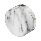 An image of Nero Tapware's Serenity Arabescato Corchia Handle Brushed Nickel