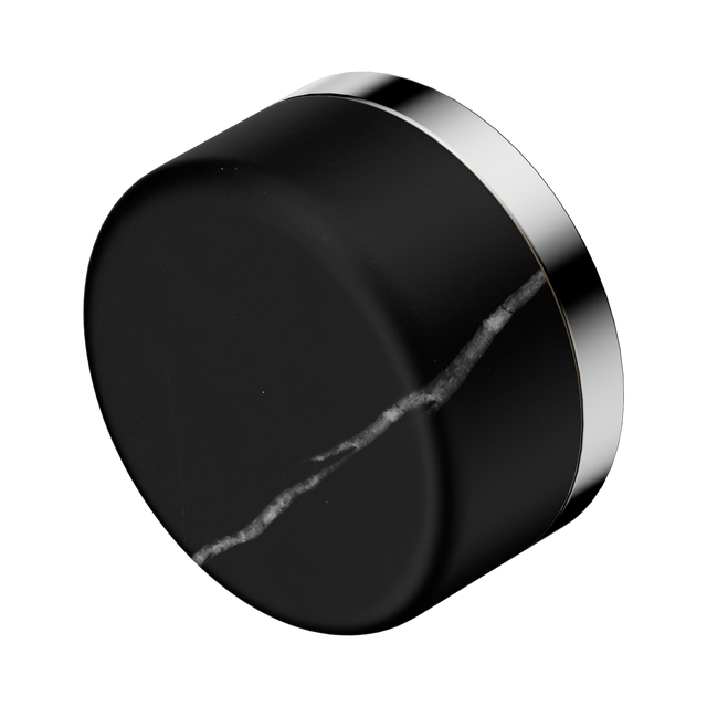 An image of Nero Tapware's Serenity Marquina Black Handle Chrome