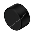 An image of Nero Tapware's Serenity Marquina Black Handle Matt Black