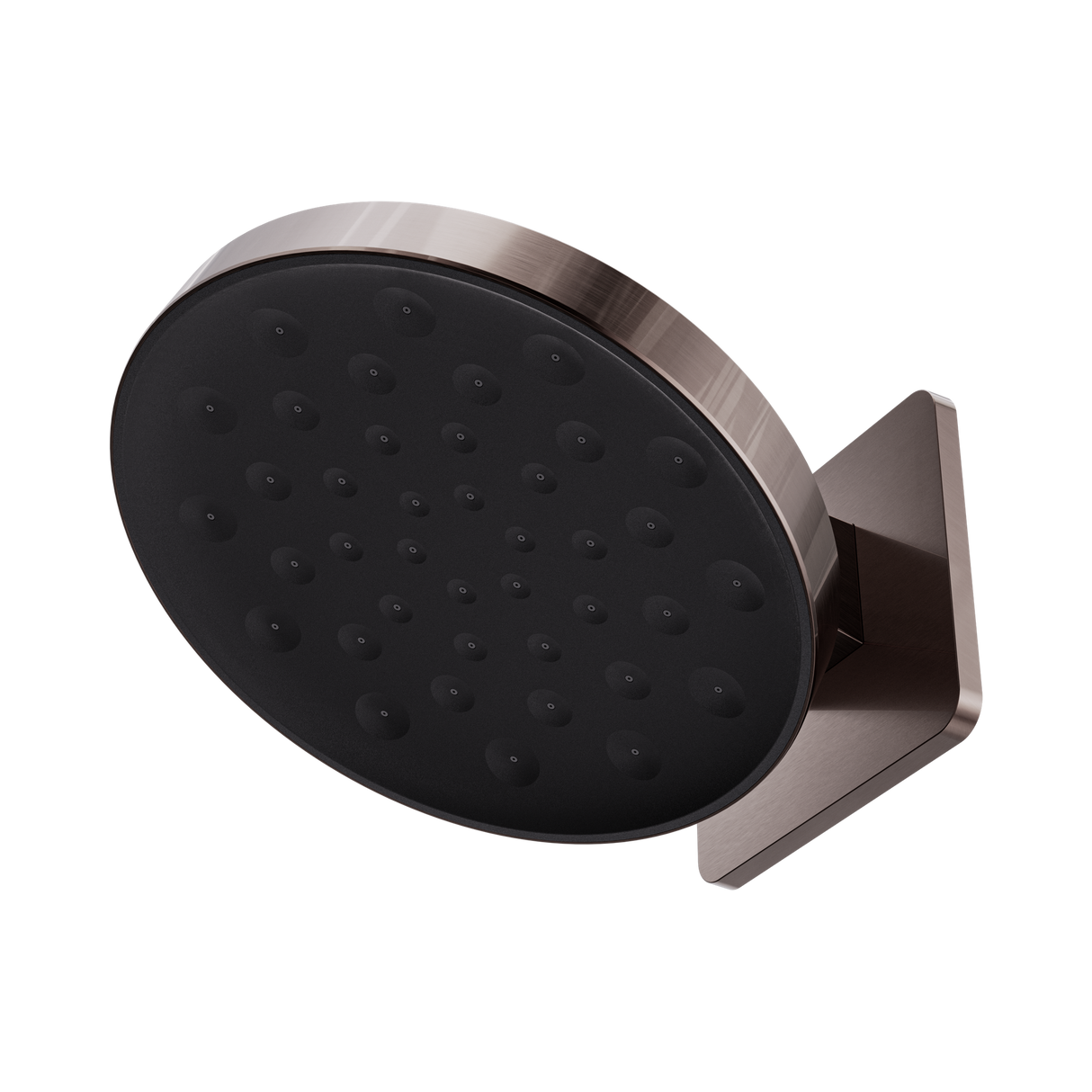 An image of Nero Tapware's Serenity Wall Shower Head Brushed Bronze
