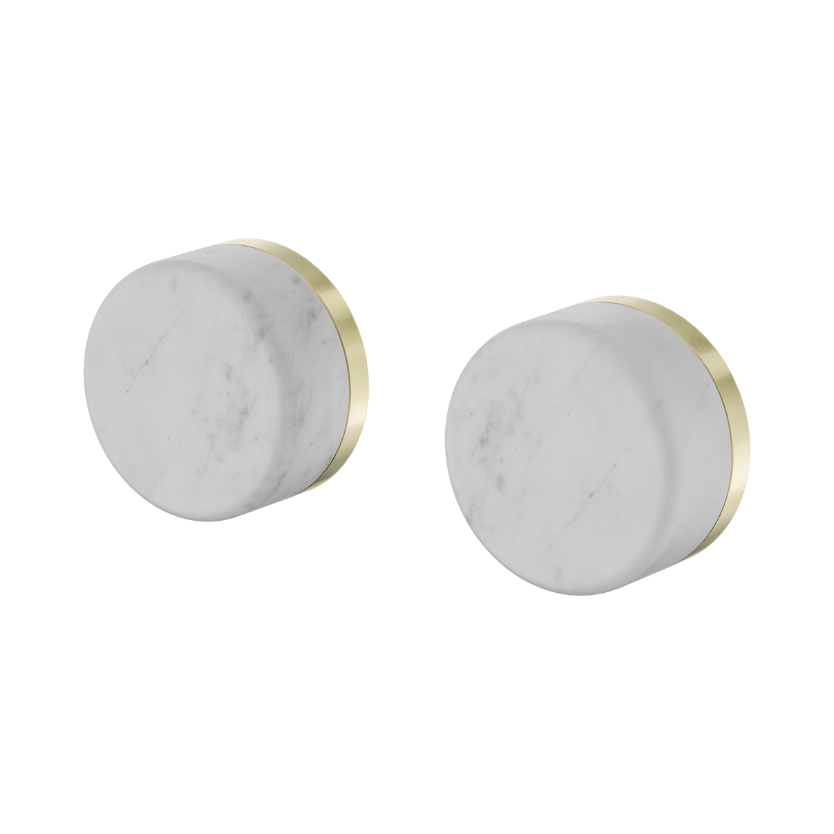 An image of Nero Tapware's Serenity Wall Top Assembly With Carrara Handle Brushed Gold