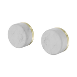 An image of Nero Tapware's Serenity Wall Top Assembly With Carrara Handle Brushed Gold