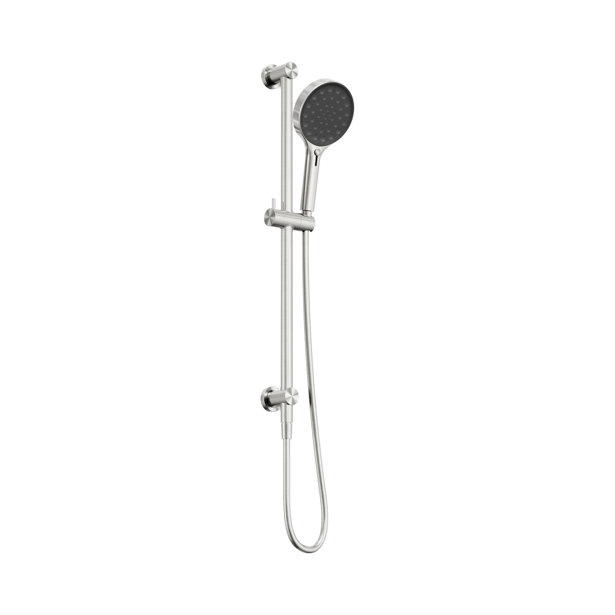 An image of Nero Tapware's Serenity Rail Shower Brushed Nickel