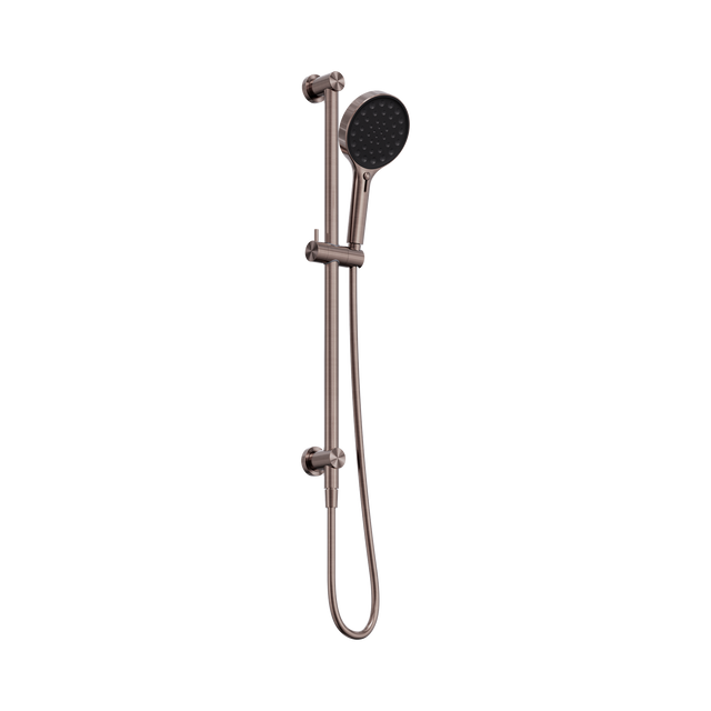An image of Nero Tapware's Serenity Rail Shower Brushed Bronze