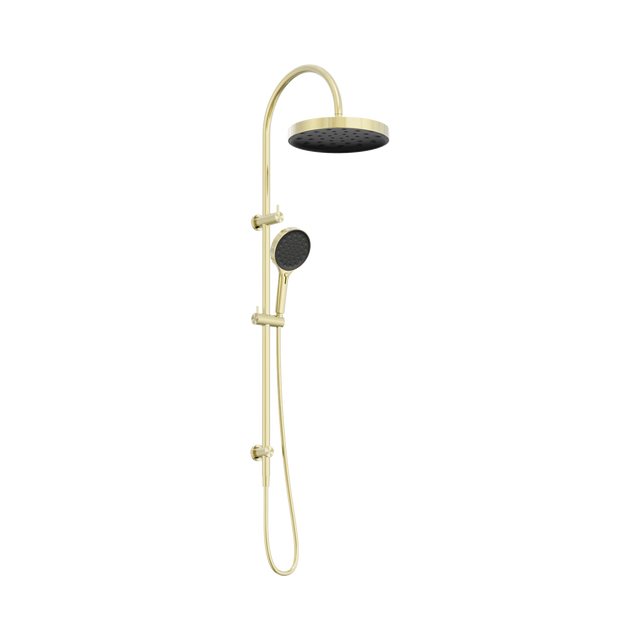An image of Nero Tapware's Serenity Twin Shower Brushed Gold
