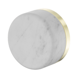 An image of Nero Tapware's Serenity Progressive Shower Mixer With Carrara Handle Brushed Gold