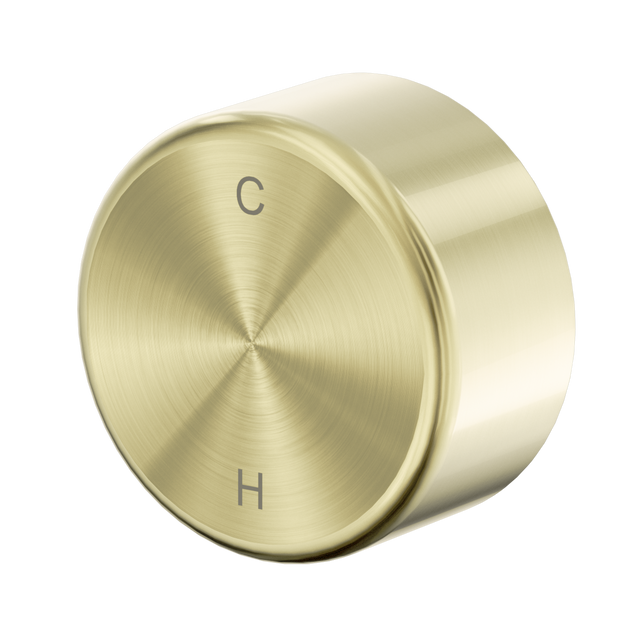 An image of Nero Tapware's Serenity Progressive Shower Mixer With Metal Handle Brushed Gold