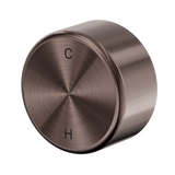An image of Nero Tapware's Serenity Progressive Shower Mixer With Metal Handle Brushed Bronze