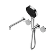 An image of Nero Tapware's Serenity Progressive Shower System With Spout With Carrara Handle And Serenity Hand Shower Chrome