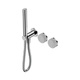 An image of Nero Tapware's Serenity Progressive Shower System With Carrara Handle And Slim Shower Chrome