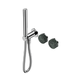 An image of Nero Tapware's Serenity Progressive Shower System With Verde Alpi Handle And Slim Shower Chrome