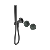 An image of Nero Tapware's Serenity Progressive Shower System With Verde Alpi Handle And Slim Shower Gun Metal