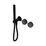An image of Nero Tapware's Serenity Progressive Shower System With Verde Alpi Handle And Slim Shower Matt Black