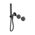An image of Nero Tapware's Serenity Progressive Shower System With Metal Handle And Slim Shower Gun Metal