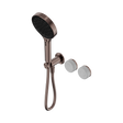 An image of Nero Tapware's Serenity Progressive Shower System With Carrara Handle And Serenity Hand Shower Brushed Bronze