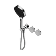 An image of Nero Tapware's Serenity Progressive Shower System With Carrara Handle And Serenity Hand Shower Chrome