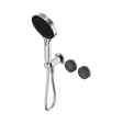 An image of Nero Tapware's Serenity Progressive Shower System With Verde Alpi Handle And Serenity Hand Shower Brushed Nickel